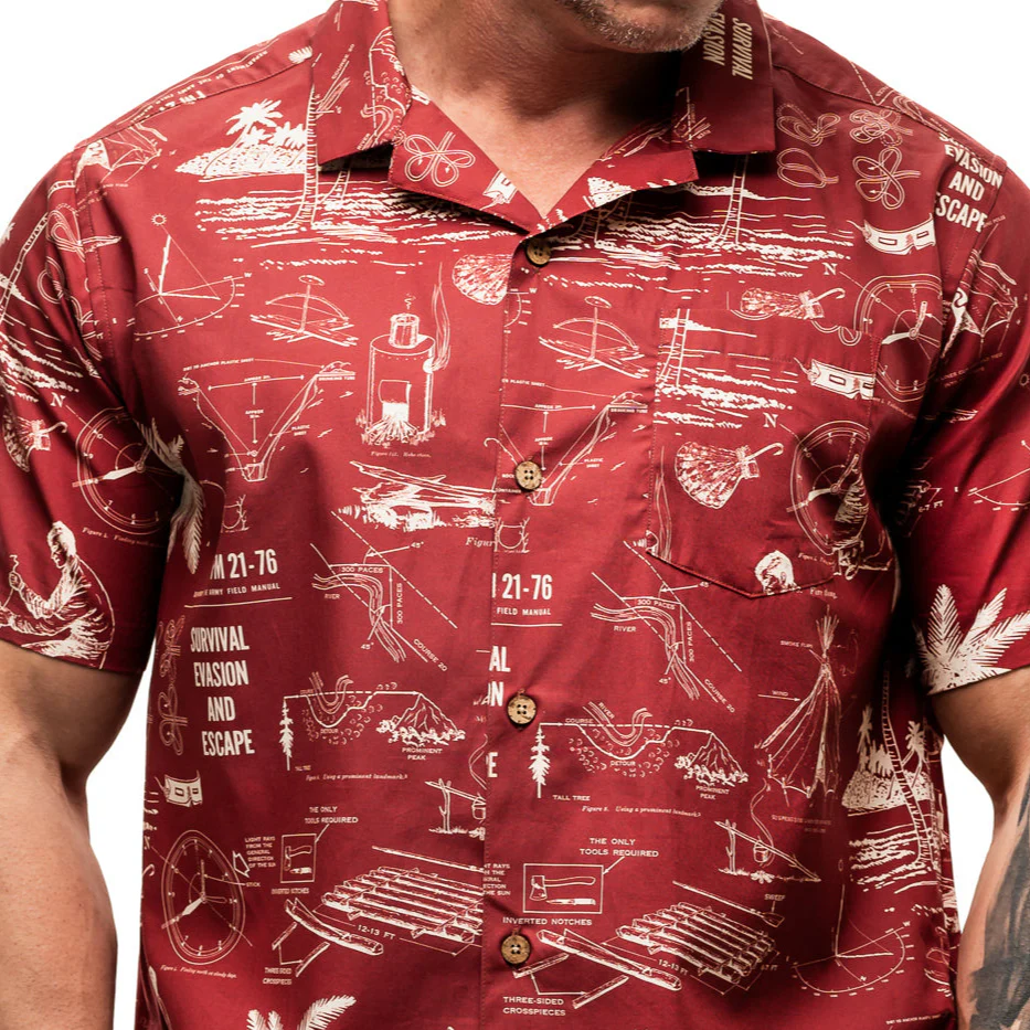 Field Manual Tactical Hawaiian Shirt - Image 7