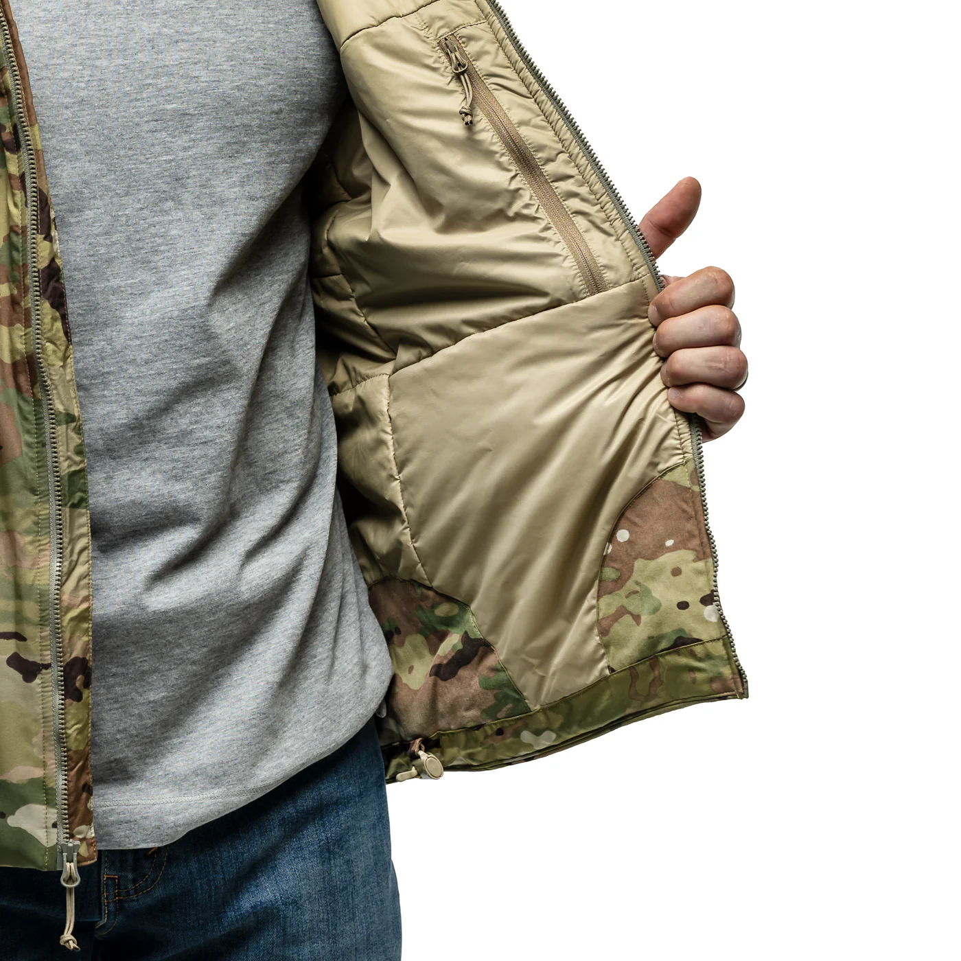 LV Men's Insulated Hooded Jacket - Image 3
