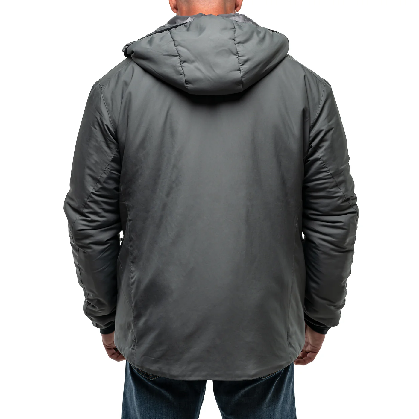 LV Men's Insulated Hooded Jacket - Image 5