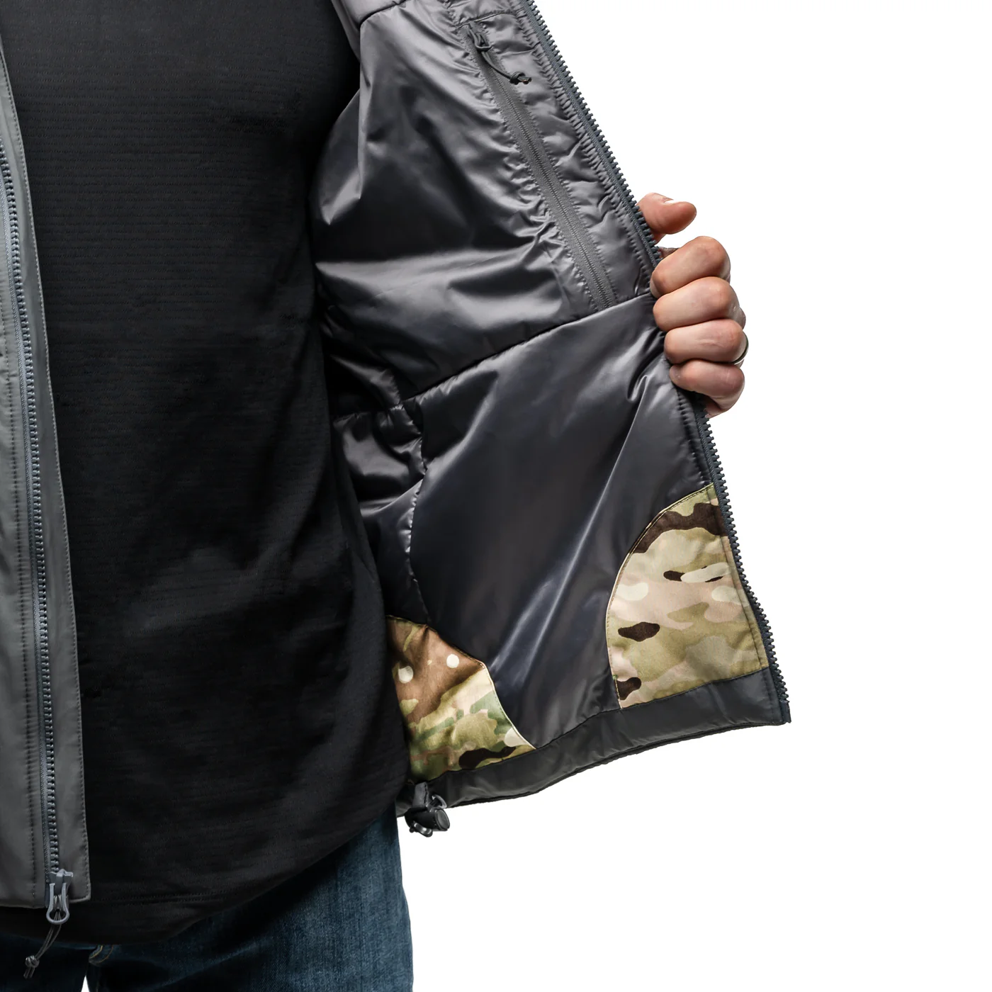 LV Men's Insulated Hooded Jacket - Image 6