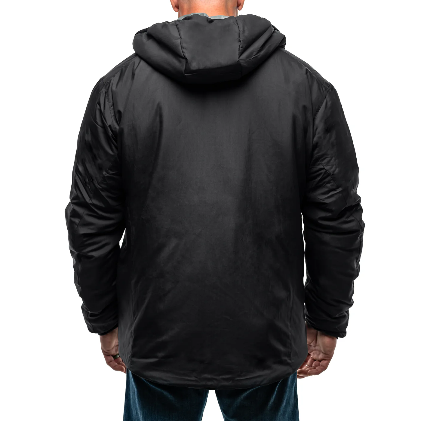 LV Men's Insulated Hooded Jacket - Image 8