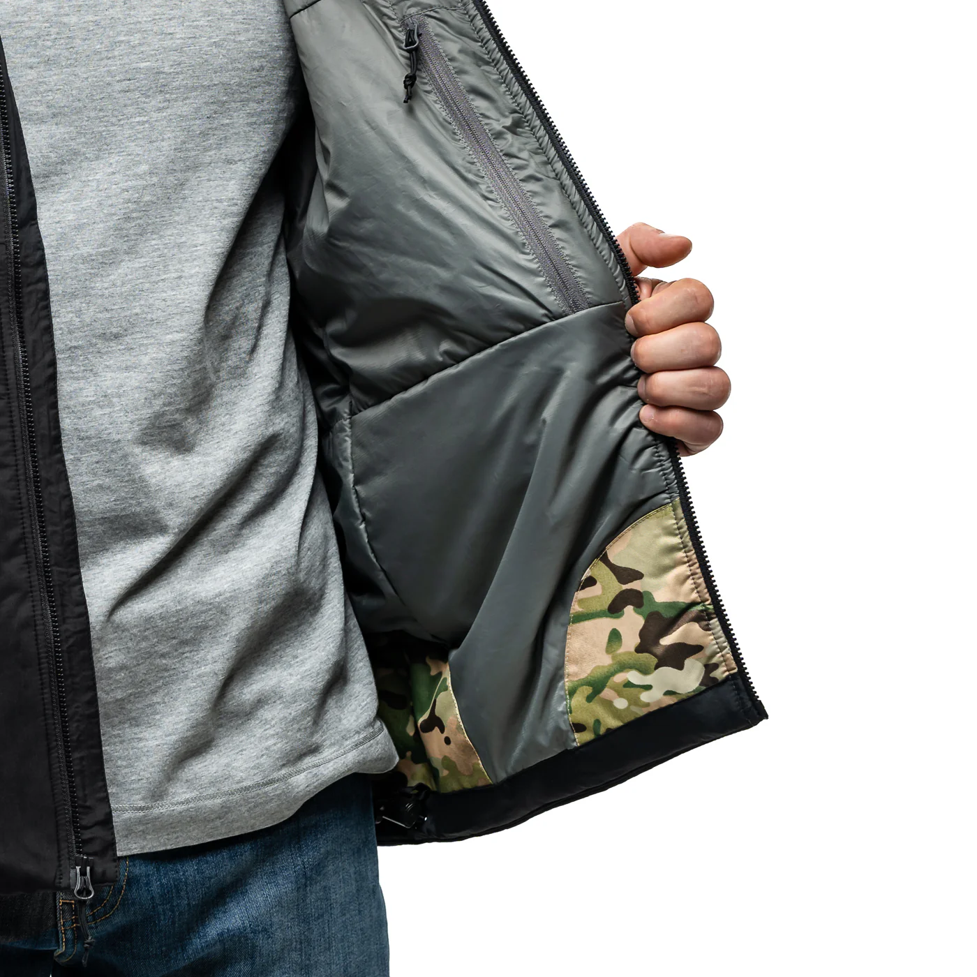 LV Men's Insulated Hooded Jacket - Image 9