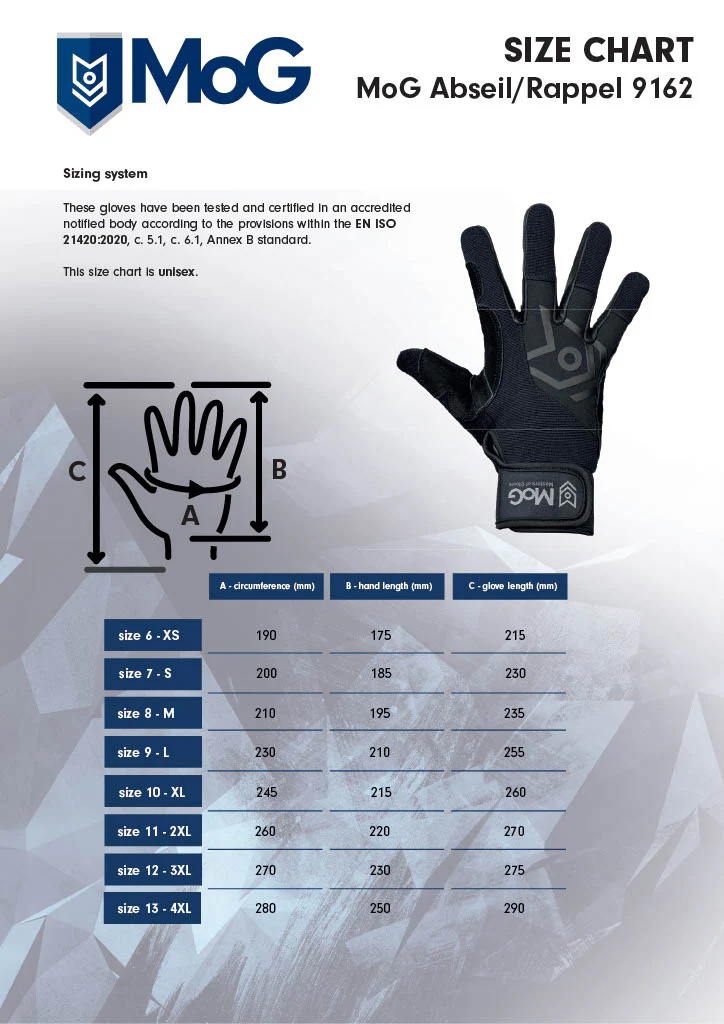 MoG Abseil/Rappel Roping Glove - Image 4
