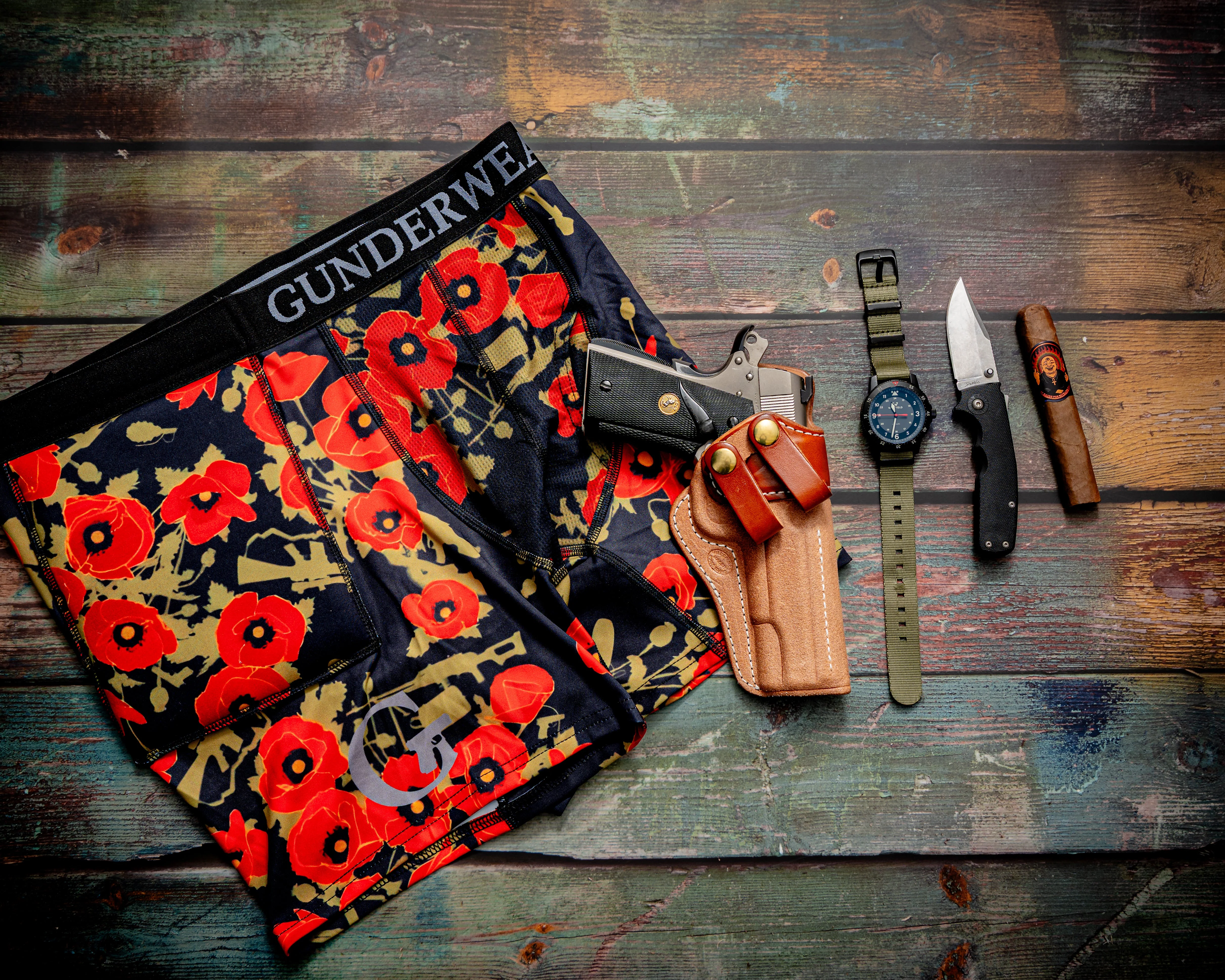 OTTE GEAR x GNDRWR Poppies of War GUNDERWEAR - Image 9